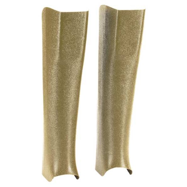 Gaiters, Plastic, Black, Size 19 H (Front)/15 H (Back) in