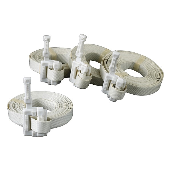 BKS BL Plast Strap W/Buckle .5x22, PK250