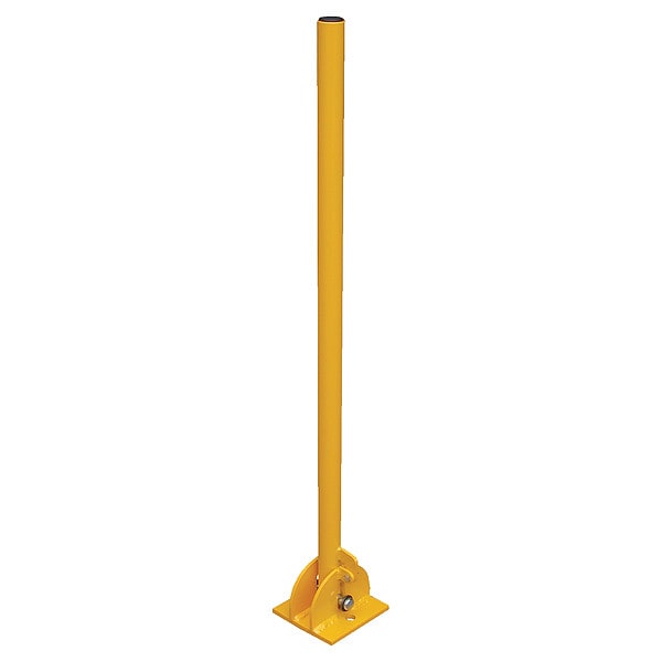 Flexible Bollard, Fold Down, 1-3/4", Yellow