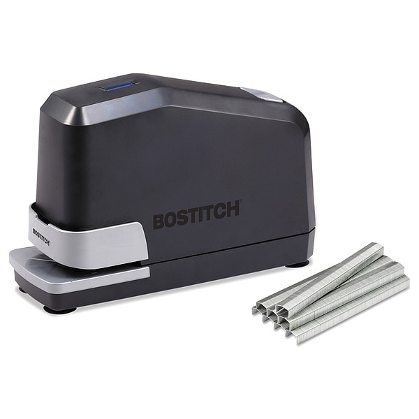 Electric Stapler, Blk, 45 Sheet, 1/4 In B8