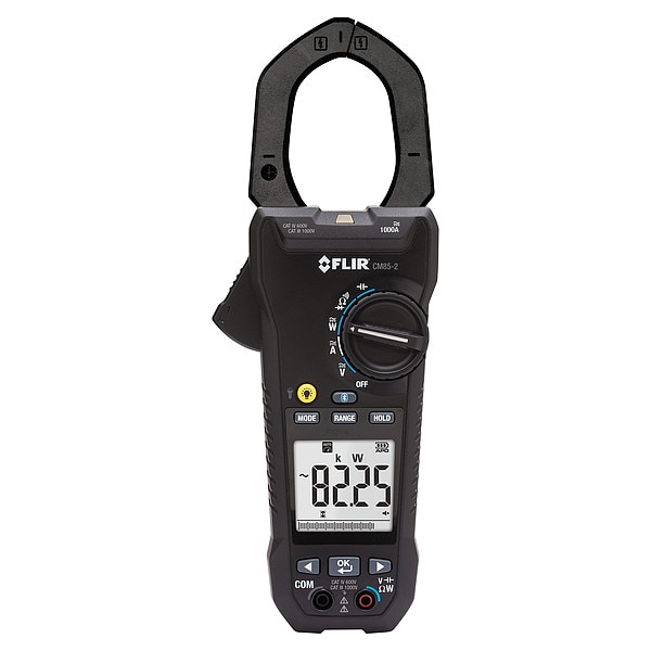Power Clamp Meter, Max AC Current 1,000 A