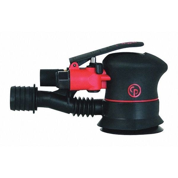3 Inch (75 mm) Air Random Orbital Sander, Central Vacuum, Hook & Loop, 0.28 HP / 210 W - 12000 RPM