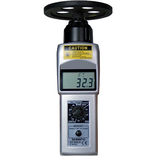 Tachometer, 6 to 99,999 rpm