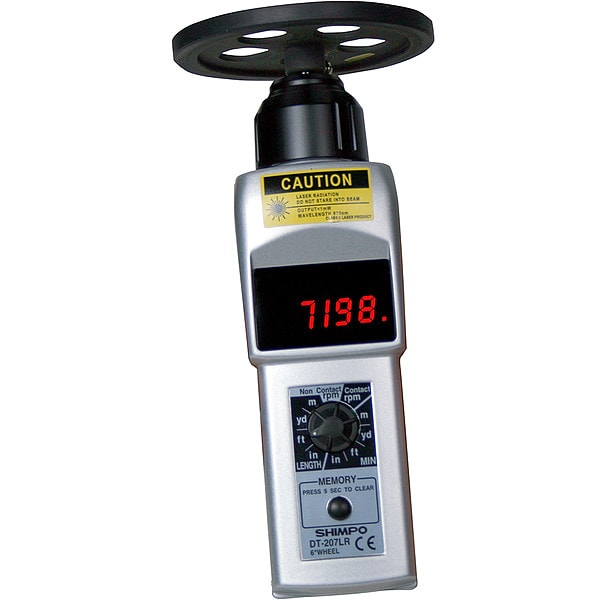 Tachometer, 6 to 99,999 rpm