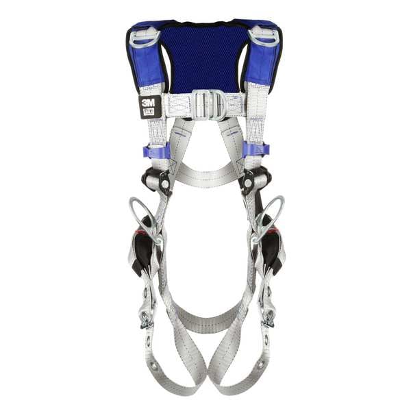 ExoFit(TM) X100 Fall Protection Harness, 2XL, 420 lb, Mating Chest/ Tongue Leg Straps