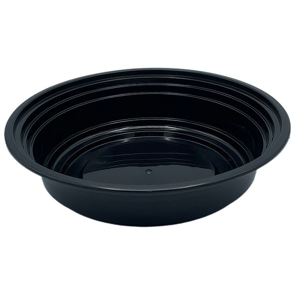 Disp Carry-Out Ctnr, 24 oz, BK/CLR, PK150