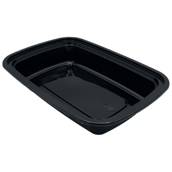 Disp Carry-Out Ctnr, 28 oz, BK/CLR, PK150