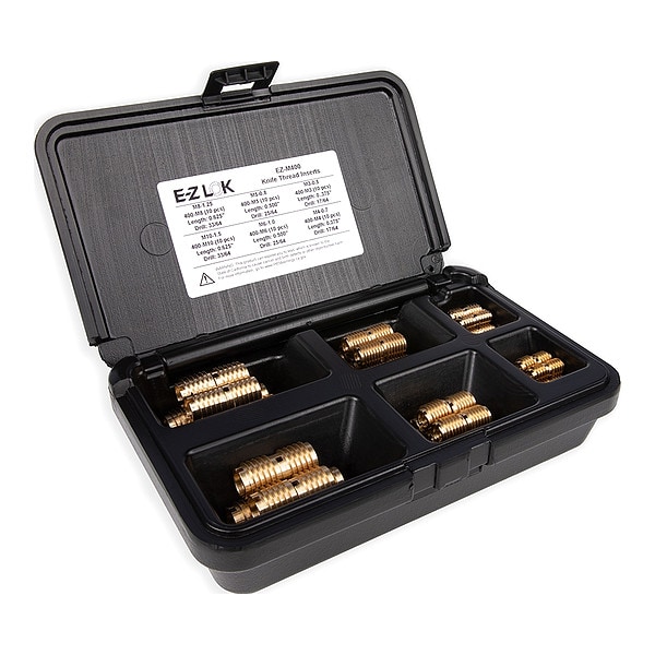Thread Repair Kit, Knife Thread Inserts, M10-1.50, M3-0.50, M4-0.70, M5-0.80, M6-1.00, M8-1.25
