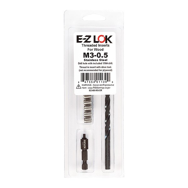 Thread Repair Kit, Knife Thread Inserts, Plain, 10 Inserts