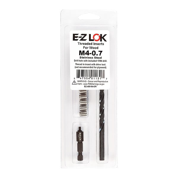 Thread Repair Kit, Knife Thread Inserts, 18-8 Stainless Steel, 10 Inserts