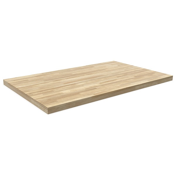 Workbench Top, Butcher Block, 48x30, Radius