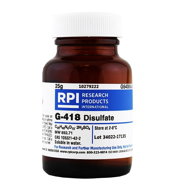 G-418 Disulfate, 25g