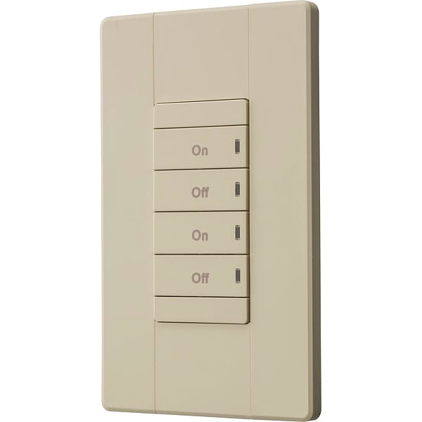 Push Button Wall Switch, Ivory