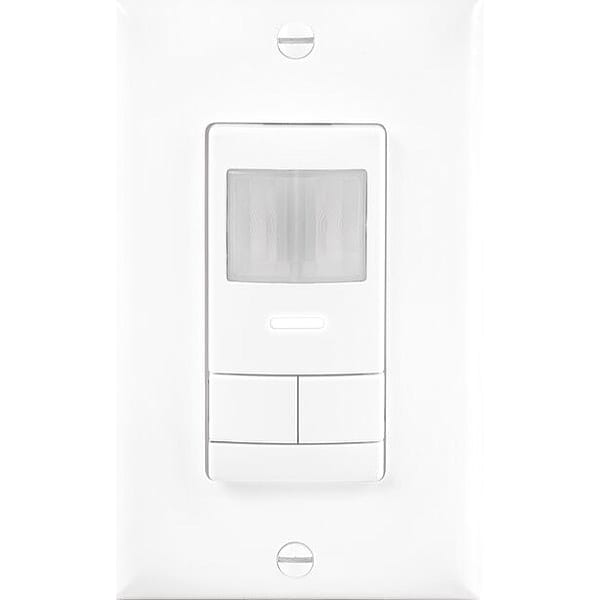 Occupancy Sensor, PIR, 2000 sq ft, White