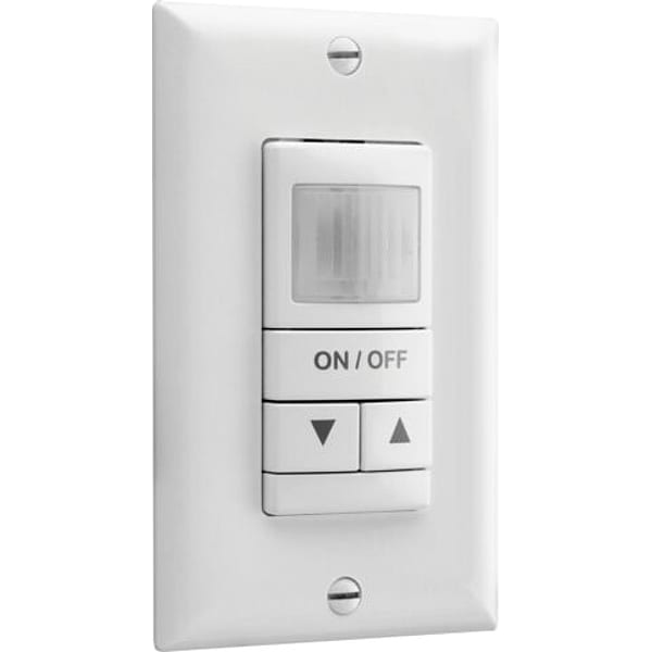 Occupancy Sensor, PIR, 2000 sq ft, White
