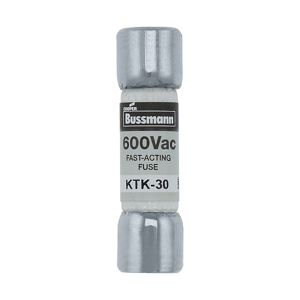 Midget Fuse, Fast-Acting, 3.50A, 600V AC, Non-Indicating, 100kA at 600V AC