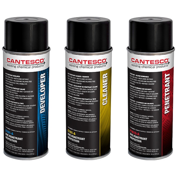 Dye Penetrant Test Kit: Aerosol Can