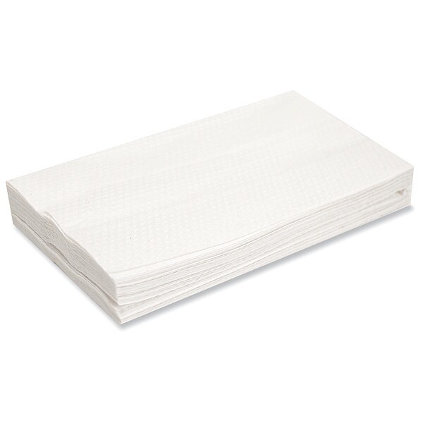 Morsoft Dispenser Napkins, 1-Ply, 6 x 13, White, PK1000