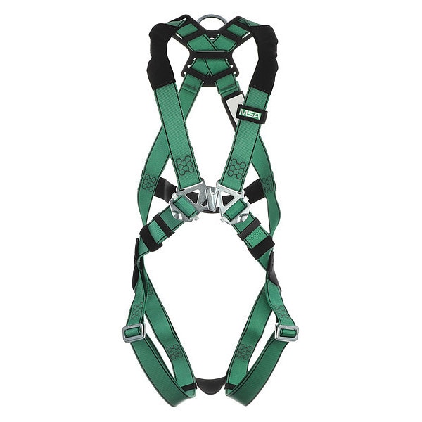 V-FORM Full Body Harness, XS, 400 lb., Quick-Connect Chest/ Quick-Connect Leg Straps, Back D-Ring