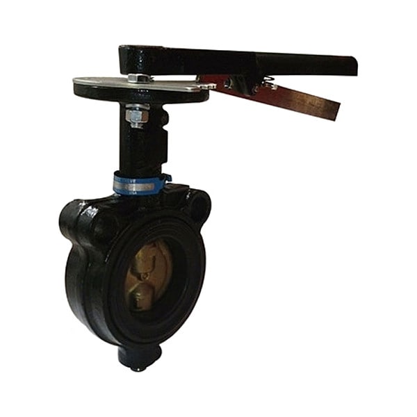 Butterfly Valve, Wafer, Pipe Size 3 In