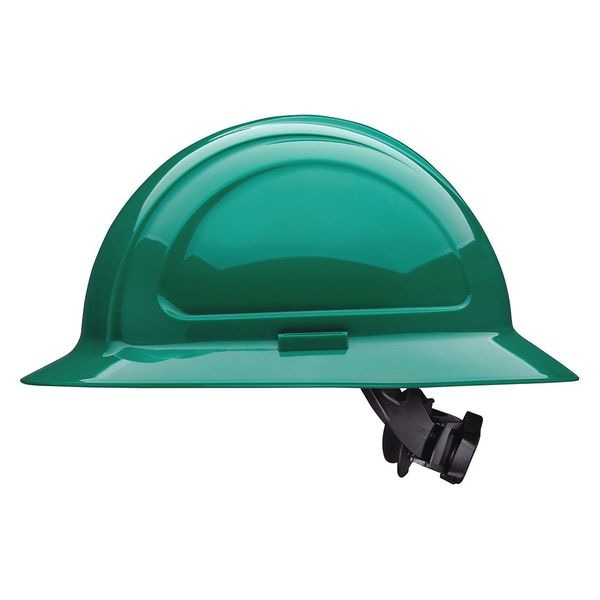 Hard Hat, N20, Polyethylene, 4 Point Ratchet, Type 1, Class E, Green