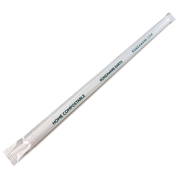 Drinking Straw, Home Compostable, PK2400