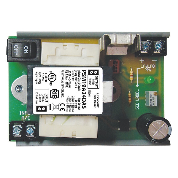 DC Power Supply, 120V AC, 1.5/28V DC, 40A, Track