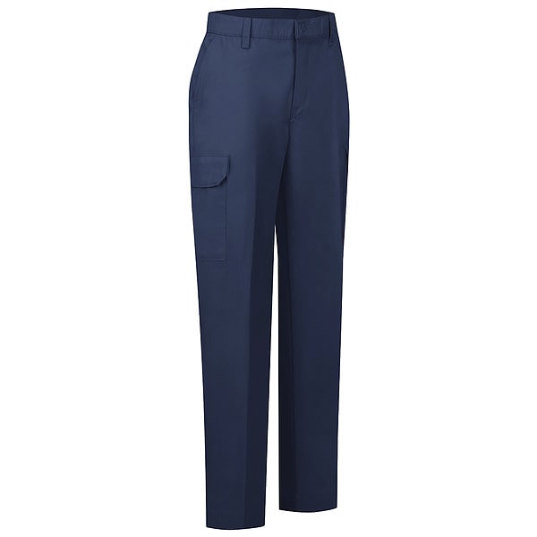 Women's Work Pant, 14, Navy, 35% Cotton, 65% Polyester