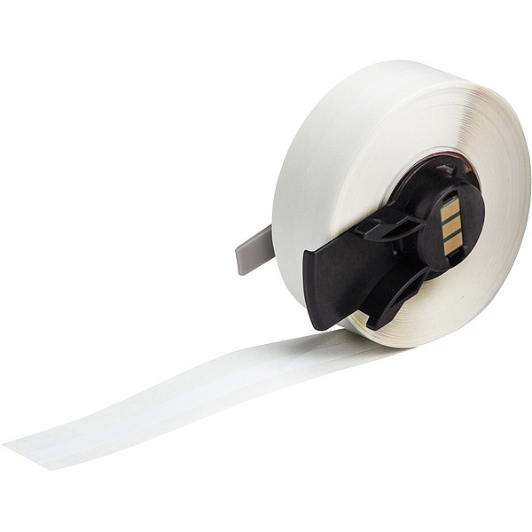 ContinuousLabelStock, White, Gloss, 1/4inW