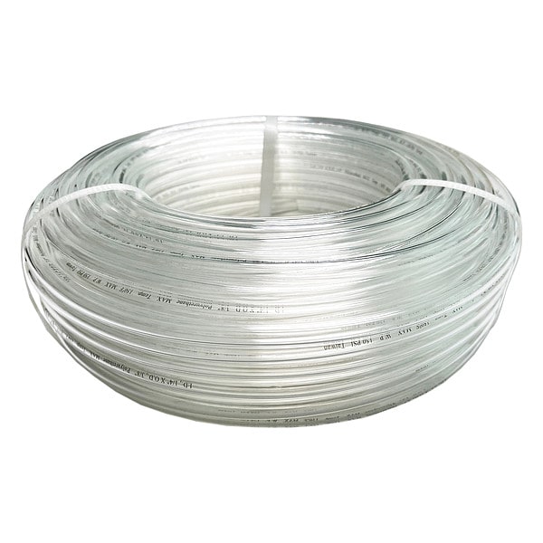 Tubing, 1/4In IDx3/8In OD, 100 Ft, Natural