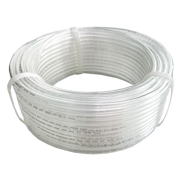 Tubing, 4mm IDx6mm OD, 100 Ft, Natural