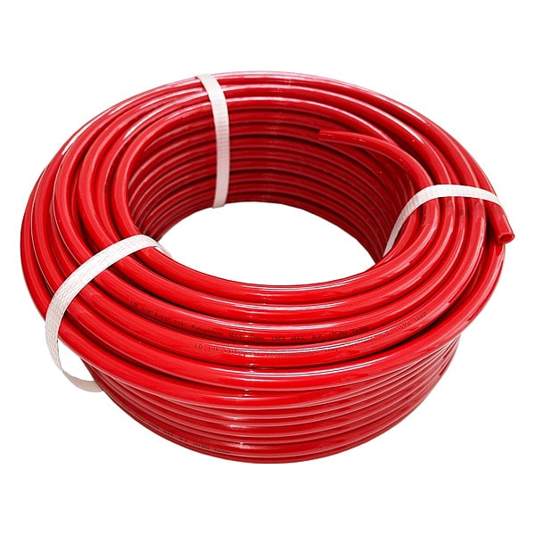 Tubing, 5/16 in OD, 175 PSI, 100 Ft, Red