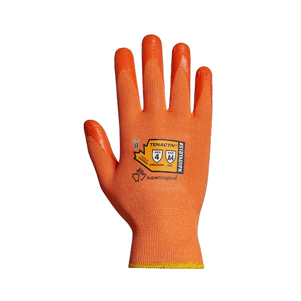 Cut-Resistant Gloves, Cut Level A4 , Dipped , Foam Nitrile , Smooth , XS 1 PR