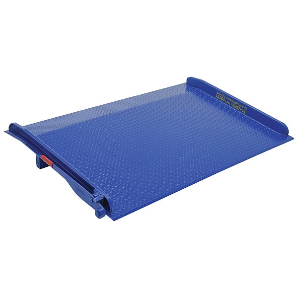 Dockboard, Steel, 15,000 lb, 48 x 72 In