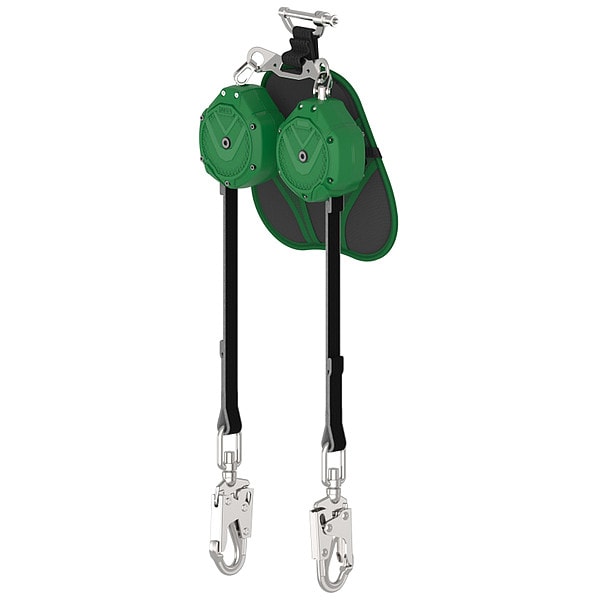 V-SHOCK EDGE Leading Edge Personal Fall Limiter Self-Retracting Lifeline, 6 ft. Length, Aluminum