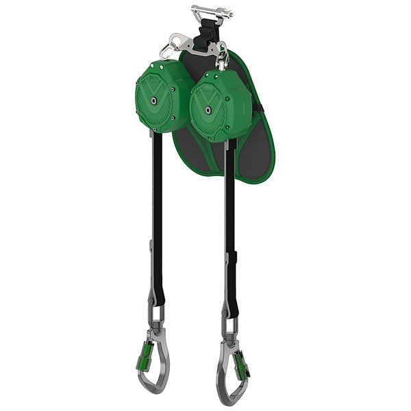 V-SHOCK EDGE Leading Edge Personal Fall Limiter Self-Retracting Lifeline, 6 ft. Length, Aluminum
