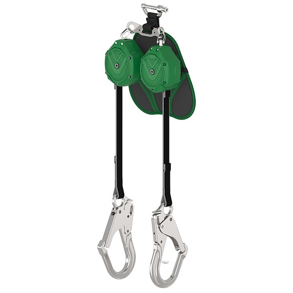 V-SHOCK EDGE Leading Edge Personal Fall Limiter Self-Retracting Lifeline, 6 ft. Length, Snap Hook
