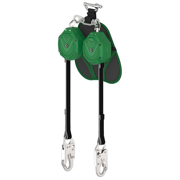V-SHOCK EDGE Leading Edge Personal Fall Limiter Self-Retracting Lifeline, 6 ft. Length, Aluminum