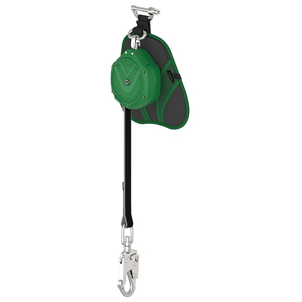 V-SHOCK EDGE Leading Edge Personal Fall Limiter Self-Retracting Lifeline, 10 ft. Length, Aluminum