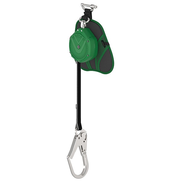 V-SHOCK EDGE Leading Edge Personal Fall Limiter Self-Retracting Lifeline, 10 ft. Length, Aluminum