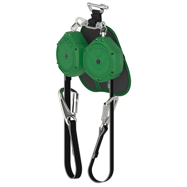 V-SHOCK EDGE Leading Edge Personal Fall Limiter Self-Retracting Lifeline, 10 ft. Length, Carabiner