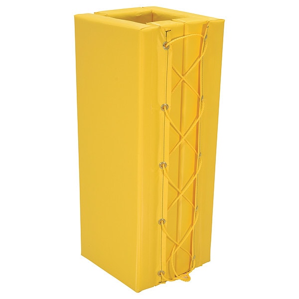 Column Protector, Yllw, 36inH, 14inW, Square