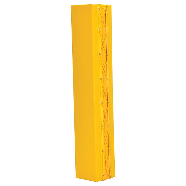 Column Protector, Yllw, 72inH, 12inW, Square