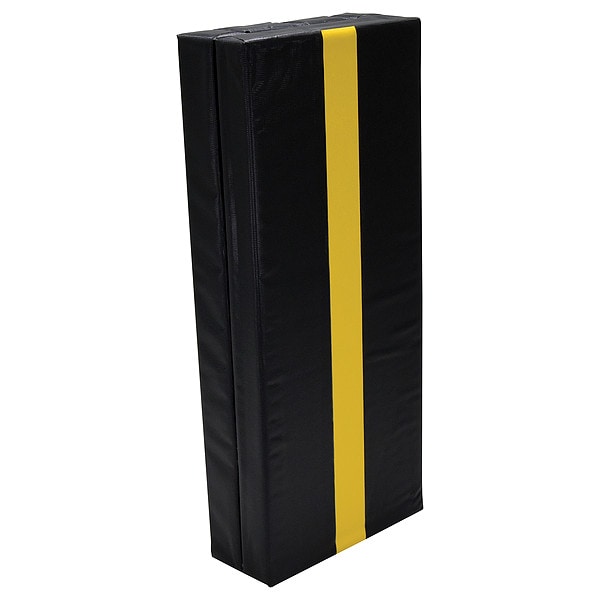 Column Protector, Blck, 36inH, 16inW, I-Beam