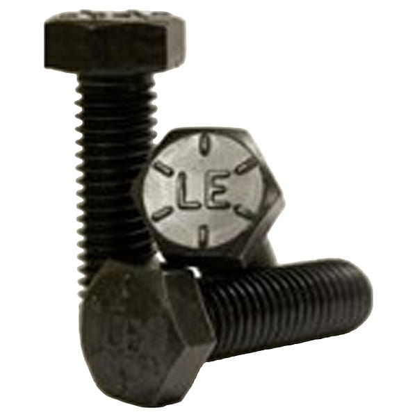 Grade 8, 9/16-12" Hex Head Cap Screw, Plain Steel, 1 in L, 1400 PK