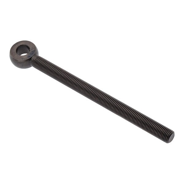 Fixed Rod End, Stainless Steel, Black Oxide, 3/8"-24 Thrd Sz, 4 1/2 in Thrd Lg