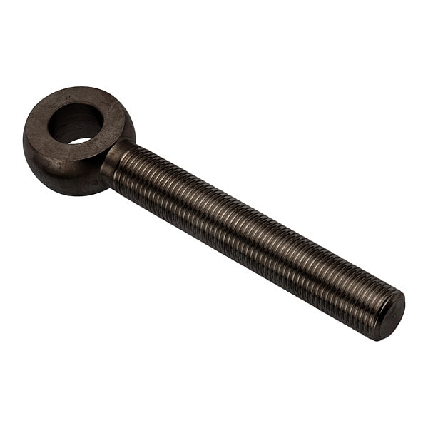 Fixed Rod End, Stainless Steel, Black Oxide, 5/8"-11 Thrd Sz, 2 3/4 in Thrd Lg