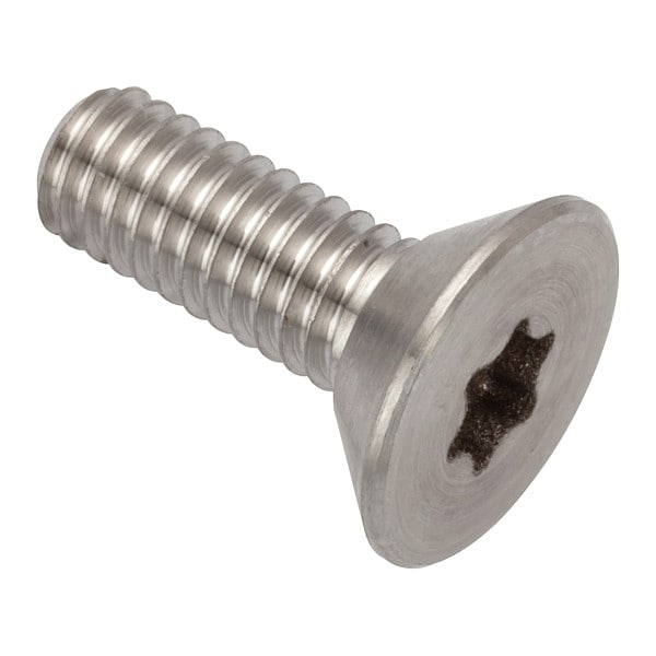 M4-0.70 Socket Head Cap Screw, Flat, Plain Stainless Steel, 12 mm Length