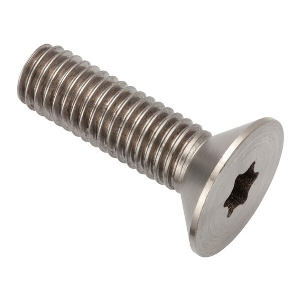 M8-1.25 Socket Head Cap Screw, Flat, Plain Stainless Steel, 30 mm Length