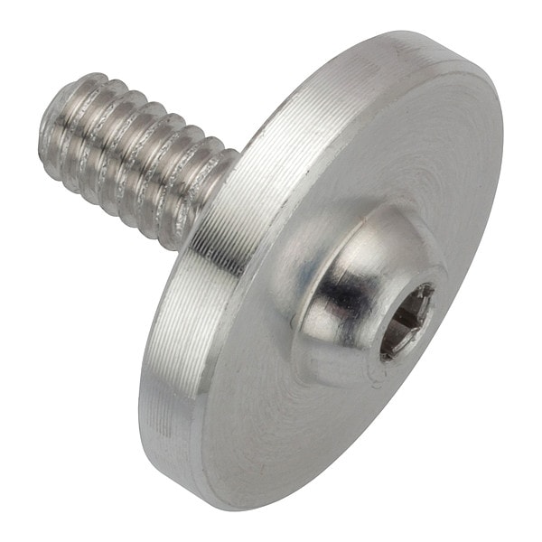 #8-32 x Machine Screw, Pan, Plain Aluminum